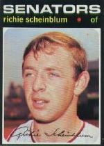 1971 Topps Baseball Cards      326     Richie Scheinblum